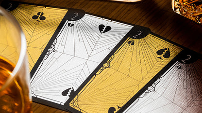 The Grand Golden Glamor Foiled Edition Playing Cards by Riffle Shuffle