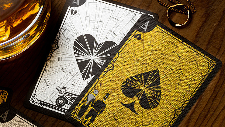 The Grand Silver Allure Playing Cards by Riffle Shuffle