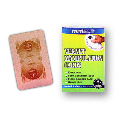 Vernet Manipulation Cards (FLESH BACK, BRIDGE SIZE) by Vernet