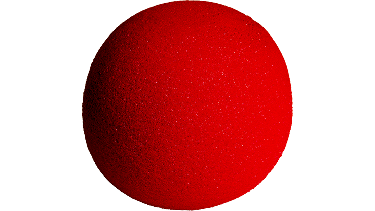 4 inch Regular Sponge Ball (Red) from Magic by Gosh