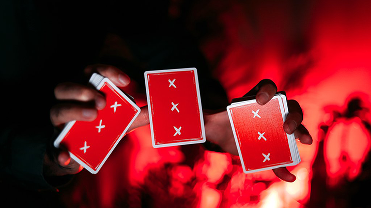 X Deck (Red) Signature Edition Playing Cards by Alex Pandrea