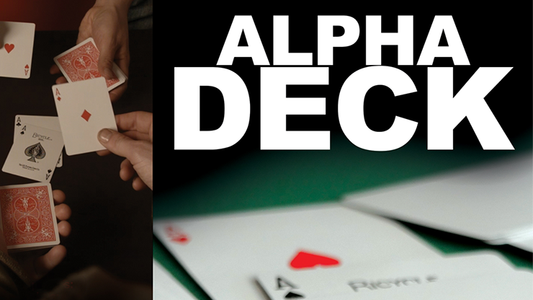 Alpha Deck (Cards and Online Instructions) by Richard Sanders