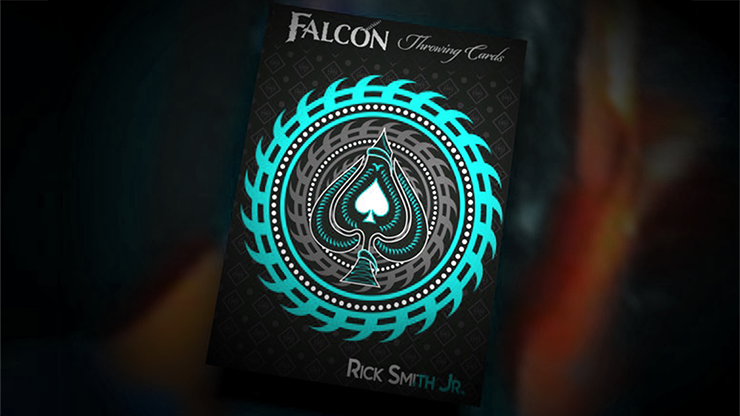 Aqua Falcon Throwing Cards by Rick Smith Jr. and De'vo