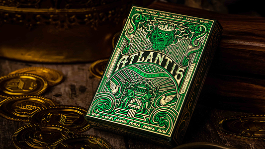 Atlantis Rise Edition Playing Cards by Riffle Shuffle