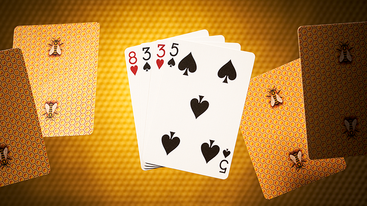 Bicycle Honeybee (Yellow) Playing Cards