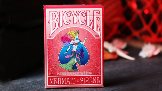 Mermaid Playing Cards (Red) by US Playing Card Co