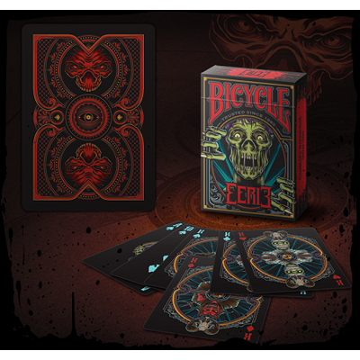 Bicycle Eerie Deck (Red) by Gambler's Warehouse