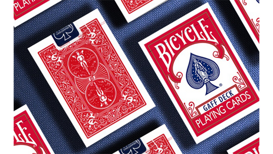 Bicycle Gaff Rider Back (Red) Playing Cards by Bocopo