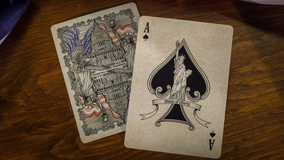 Bicycle U.S. Presidents Playing Cards (Democratic Blue) by U.S. Playing Card Company