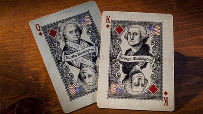 Bicycle U.S. Presidents Playing Cards (Democratic Blue) by U.S. Playing Card Company