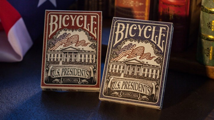Bicycle U.S. Presidents Playing Cards (Republican Red) by U.S. Playing Card Company