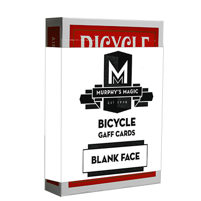 Blank Face Bicycle Cards (Red Back)
