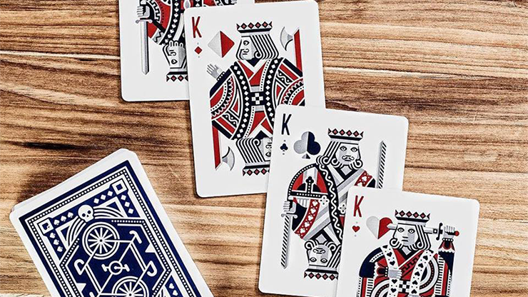 Blue Wheel Playing Cards by Art of Play