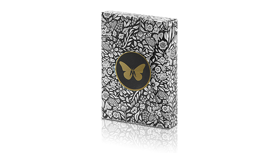 Limited Edition Butterfly Playing Cards Marked (Black and Gold) by Ondrej Psenicka