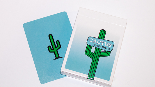 Cactus (Dusty Blue) Playing Cards