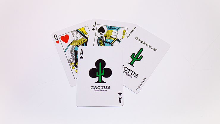 Cactus (Dusty Blue) Playing Cards