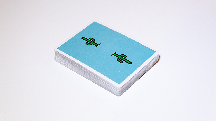 Cactus (Dusty Blue) Playing Cards