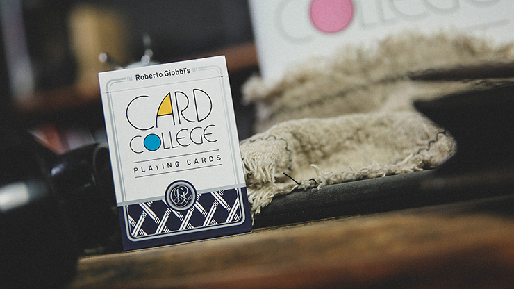 Card College (Blue) Playing Cards by Robert Giobbi and Ark Playing Cards