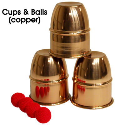 Cups & Balls (Copper) by Premium Magic