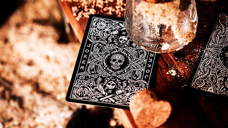 Disparos Black Playing Cards