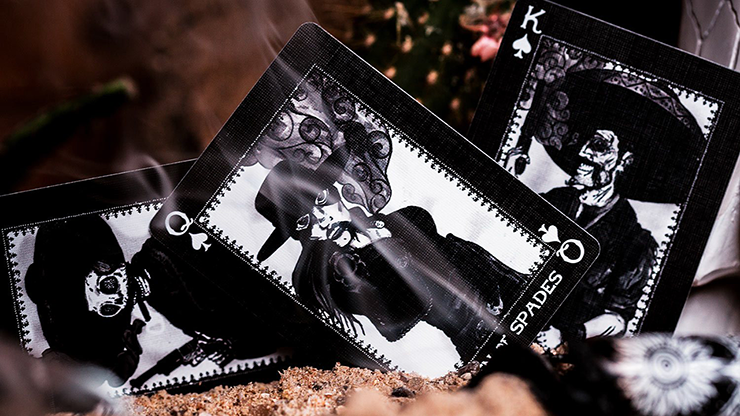 Disparos Black Playing Cards