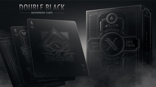 Double Black Waterproof Playing Cards