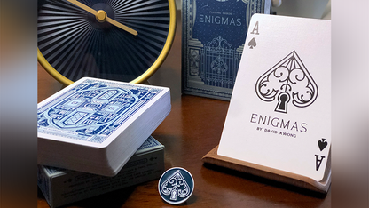 ENIGMAS Puzzle Hunt (Blue) Playing Cards