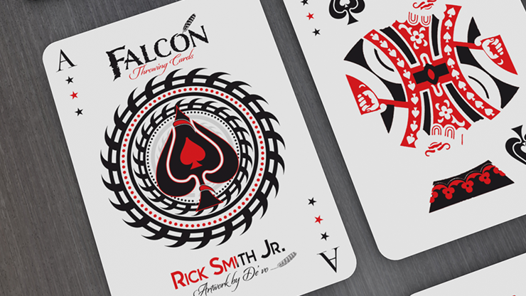 Falcon Razors Throwing Cards by Rick Smith Jr. and De'vo