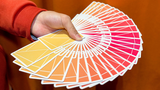 Flexible Gradient Orange Playing Cards by TCC