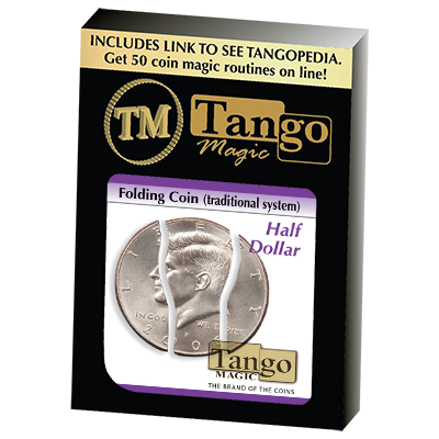 Folding Coin Half Dollar (Traditional) D0020 by Tango Magic