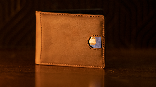 FPS Wallet Brown (Gimmicks and Online Instructions) by Magic Firm