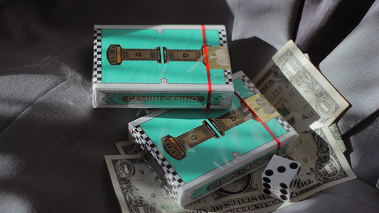 Gemini Casino Turquoise Playing Cards by Gemini