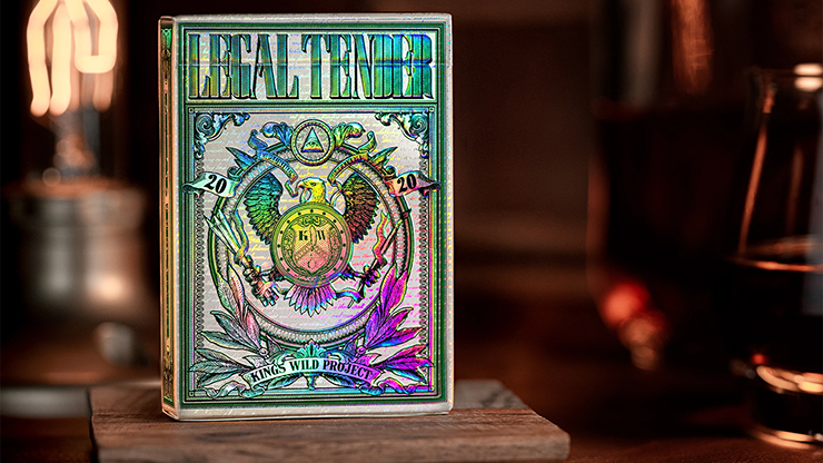 Holographic Legal Tender Playing Cards by Kings Wild