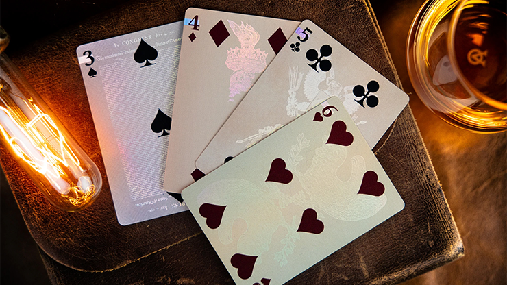 Holographic Legal Tender Playing Cards by Kings Wild