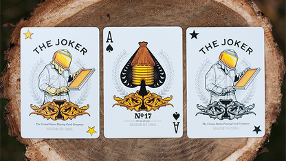 Honeybee V2 Playing Cards (Yellow)