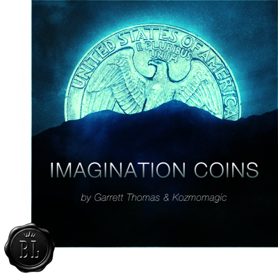 Imagination Coins US Quarter (DVD and Gimmicks) by Garrett Thomas and Kozmomagic