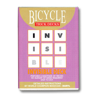 Invisible Deck Bicycle (Red)