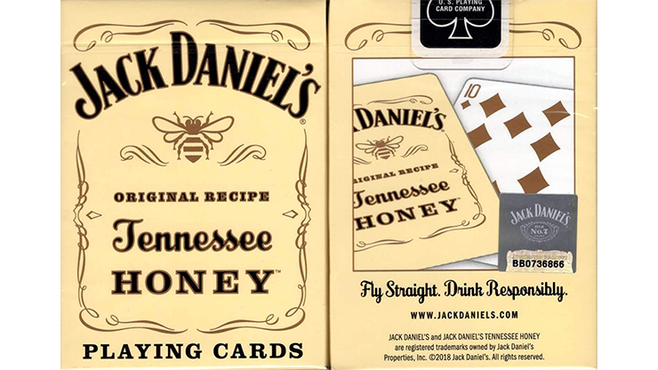 Jack Daniel's Black/Honey Set Playing Cards by USPCC