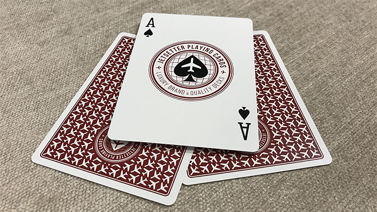 Premier Edition in Restricted Red by Jetsetter Playing Cards