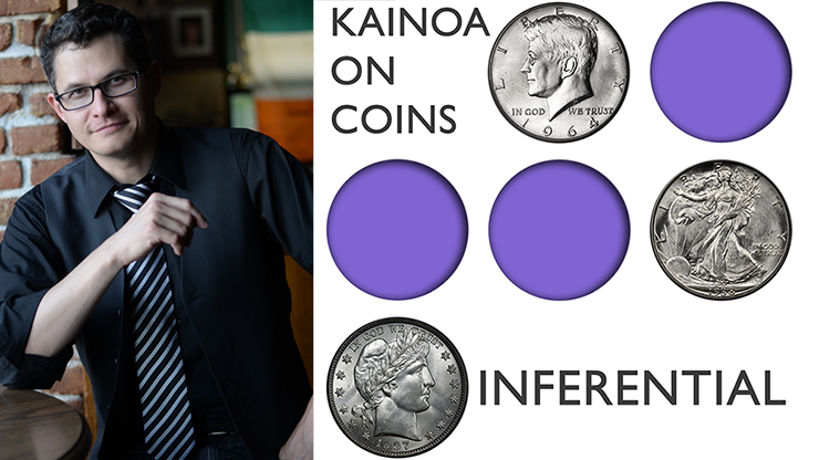 Kainoa on Coins - Inferential (DVD and Gimmicks)
