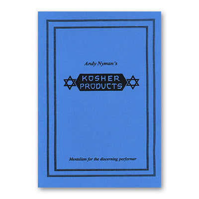 Kosher Products: Lecture Notes by Andy Nyman & Alakazam Magic