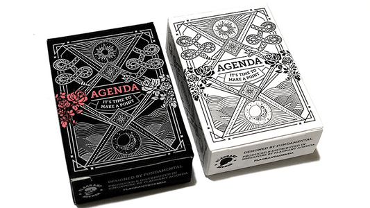 Mini Agenda Playing Cards (White)