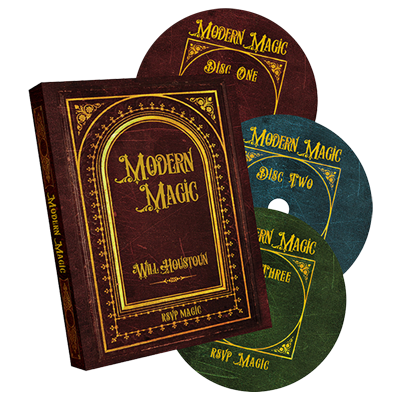 Modern Magic (3 DVD set) by Will Houstoun and RSVP Magic