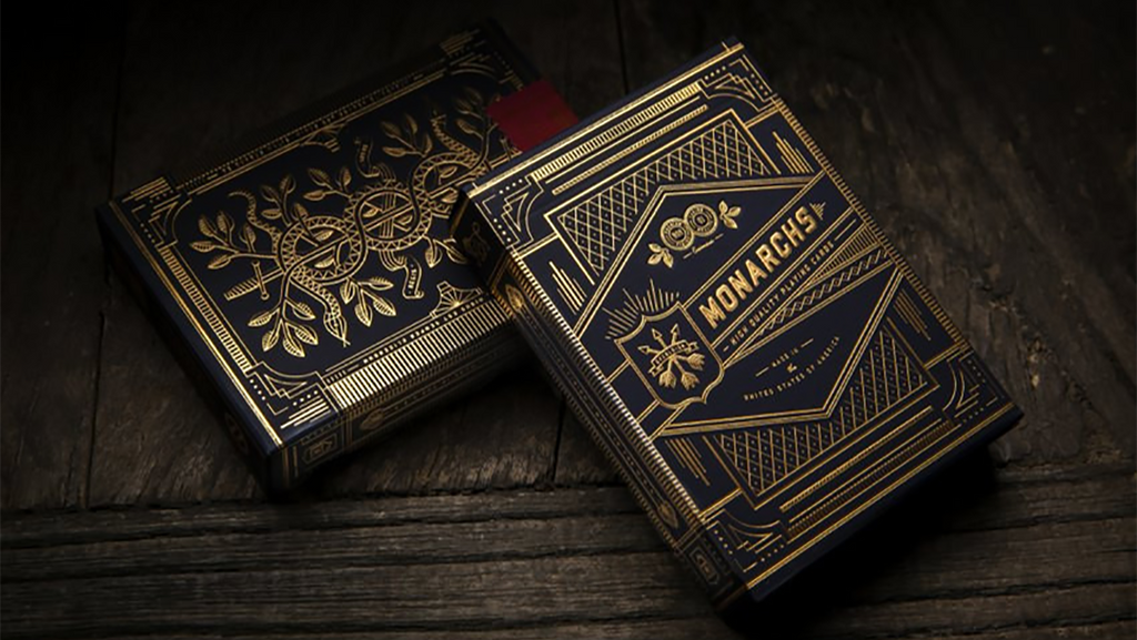 Monarchs Playing Cards (Blue) by Theory 11
