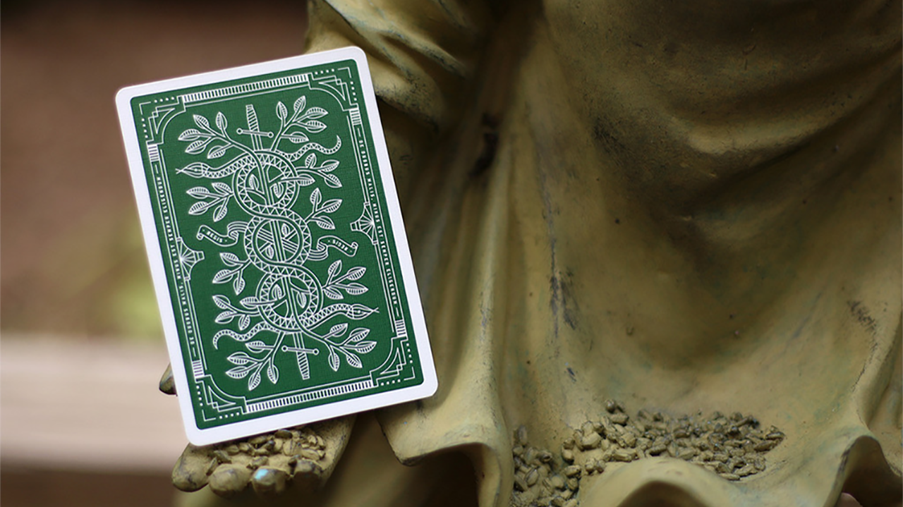 Monarch Playing Cards (Green) by Theory 11