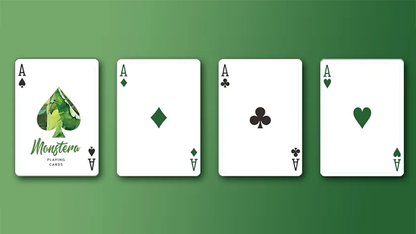 Monstera (Green) Playing Cards by TCC Presents