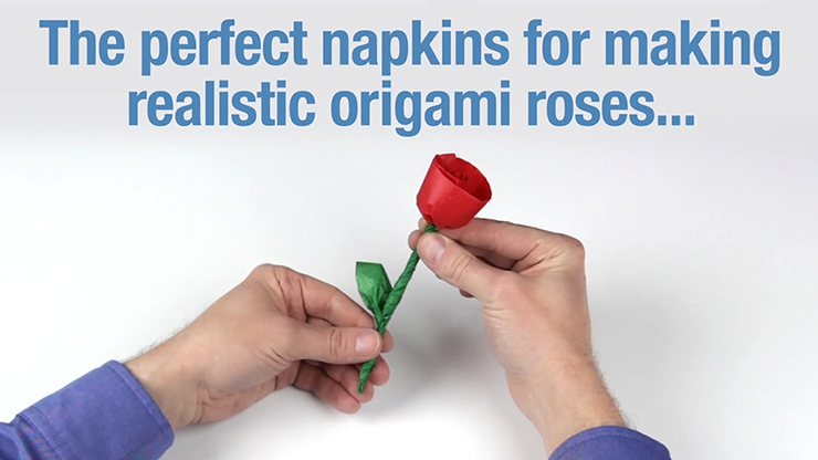 Napkin Rose Kit (Red) by Michael Mode