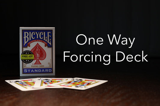 Bicycle One Way Force Deck (Blue)