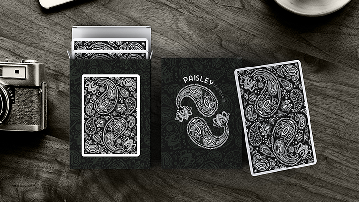 Paisley Playing Cards Workers Deck (Black)