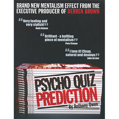 Psycho Quiz Prediction by Anthony Owen